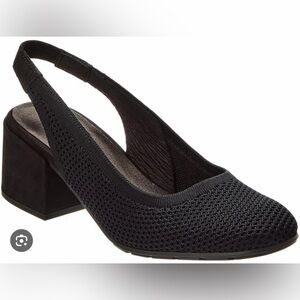 Eileen Fisher Slingback Black Slingback Women's 7.5 Shoes-NEW